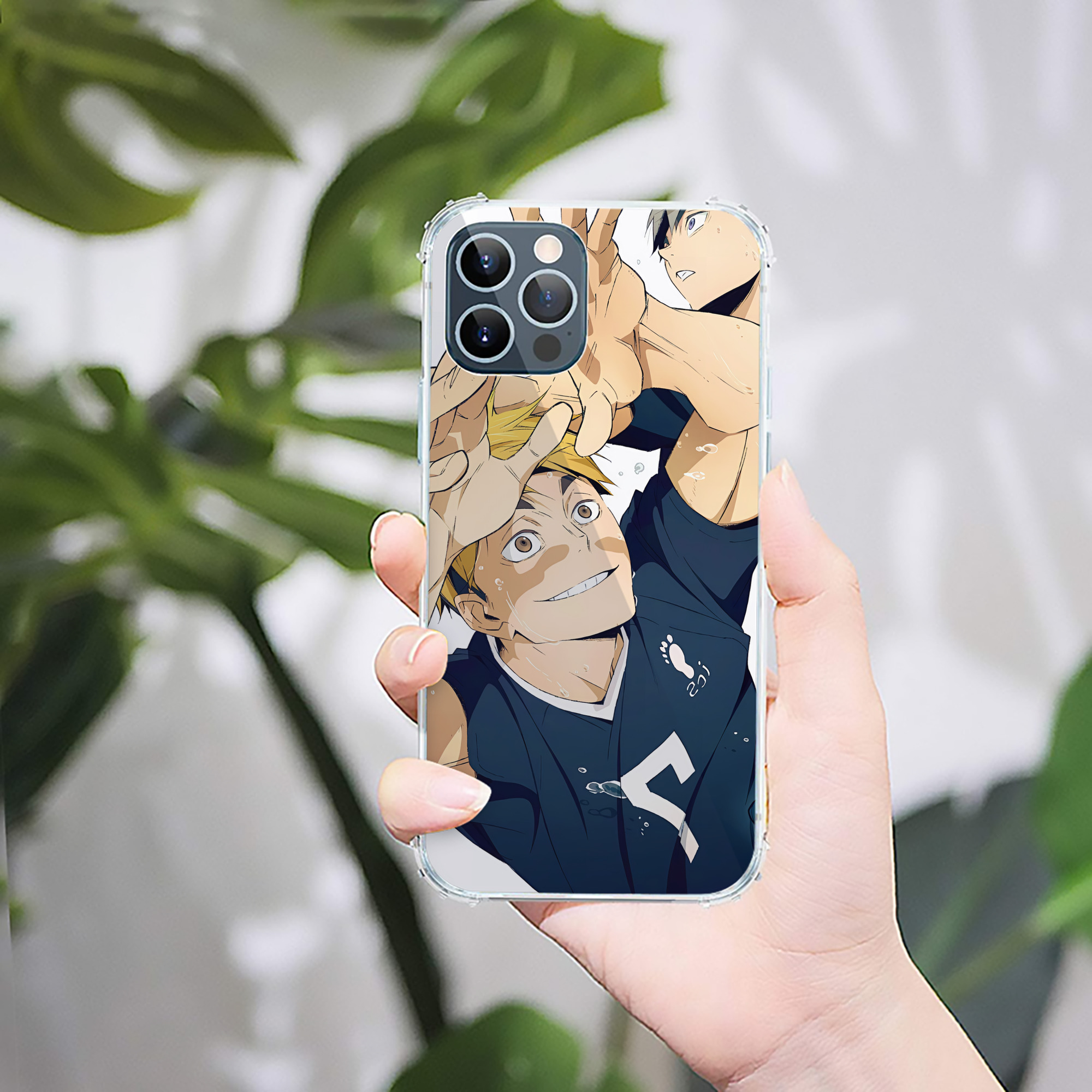 （画像用） ハイキュー!! Haikyu!! 【iPhone 12シリーズ対応】透明スマホケース（クリアソフトケース）
